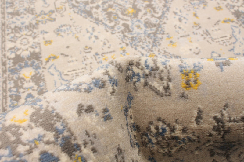 Carpette Sabra bleu - 2 pi 7 pox 8 pi 0 po