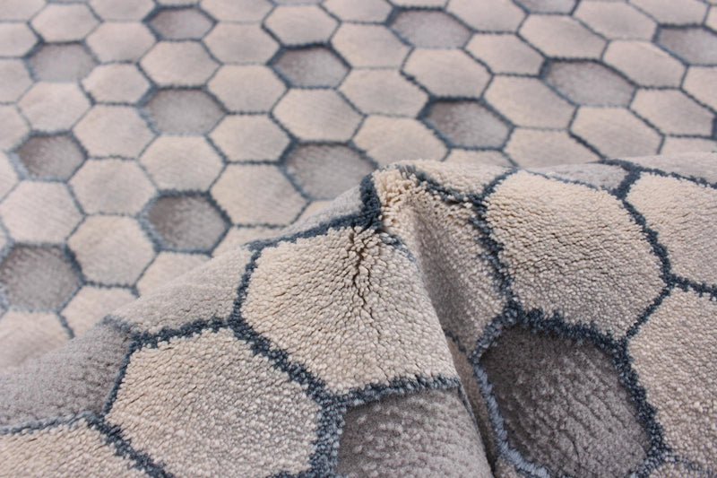 Carpette Ranger grise/bleue 5 pi 3 po x 7 pi 3 po