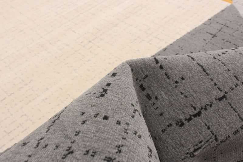Carpette Theano noire 5 pi 3 po x 7 pi 7 po