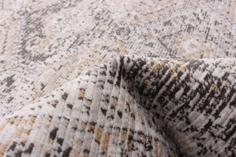 Carpette Leandra taupe/grise 6 pi 7 po x 9 pi 6 po