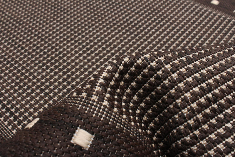 Carpette Clementine chocolat - 2 pi 2 po x 6 pi 7 po