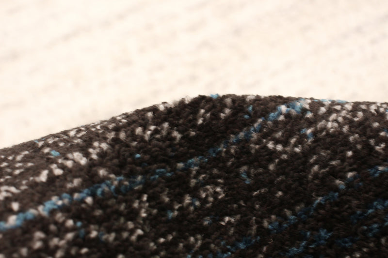 Carpette Aya ivoire-bleu - 5 pi 3 pox 7 pi 3 po