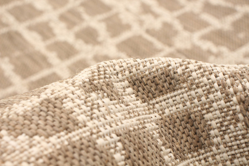 Carpette Sadie Safari Taupe-Champagne - 5 pi 3 pox 7 pi 7 po