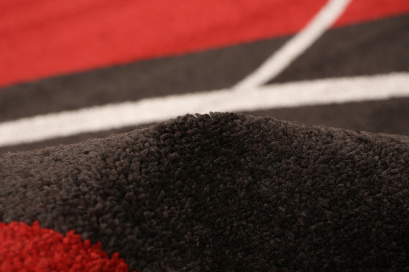 Carpette Carson rouge - 7 pi 10 pox 10 pi 2 po