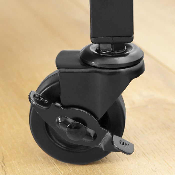 Chariot bar Maliza avec rangement pour bouteilles de vin et support pour verres à vin - imitation marbre Carrare