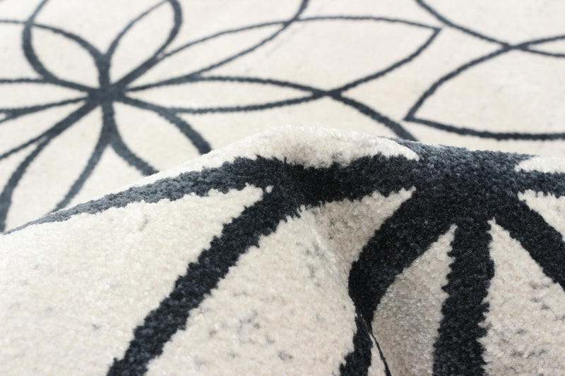 Carpette Terali ivoire lavable à la machine - 6 pi 0 po x 9 pi 0 po