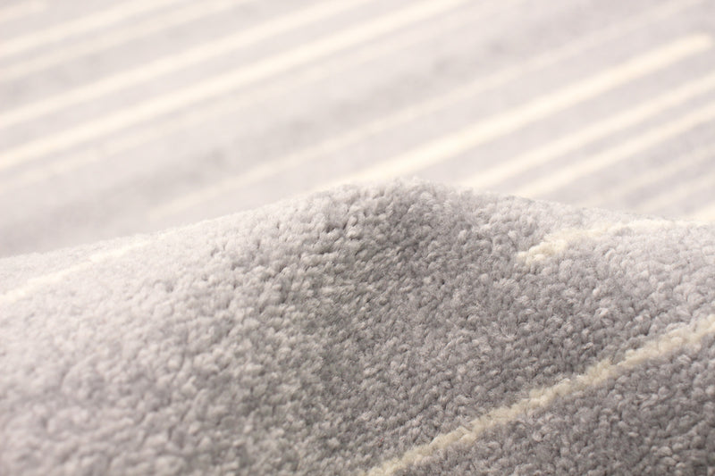 Carpette Faith argent-crème - 3 pi 11 pox 5 pi 7 po