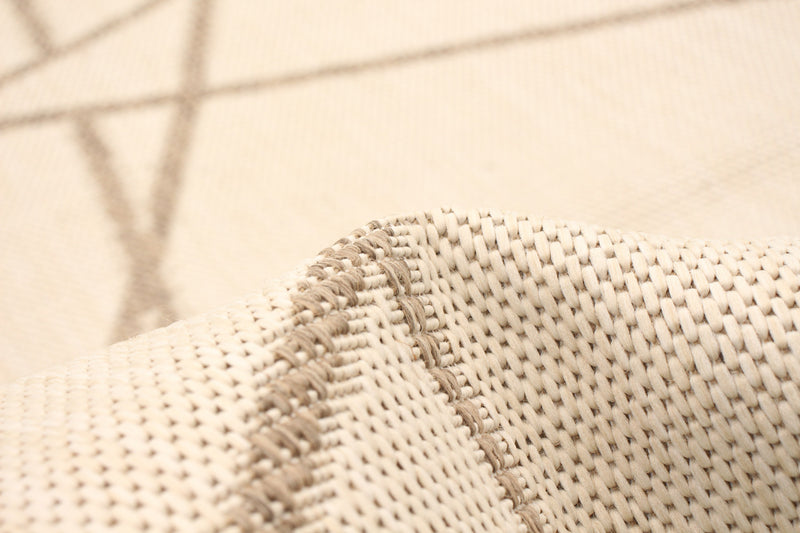 Carpette Sadie Abstract champagne taupe - 5 pi 3 pox 7 pi 7 po