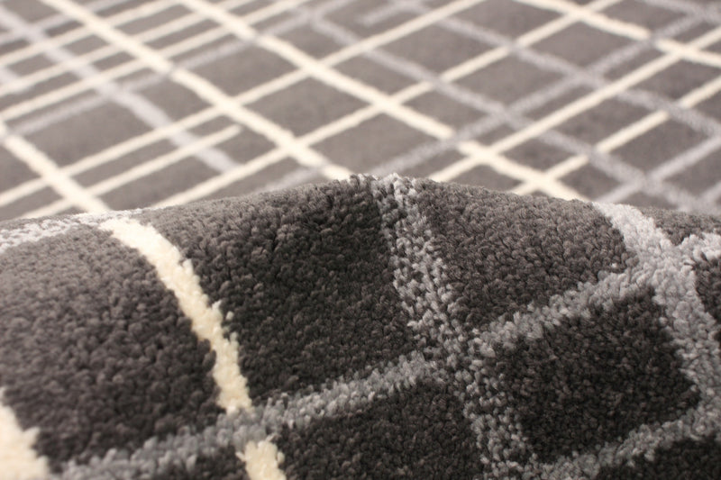 Carpette Taite anthracite - 7 pi 10 pox 10 pi 2 po