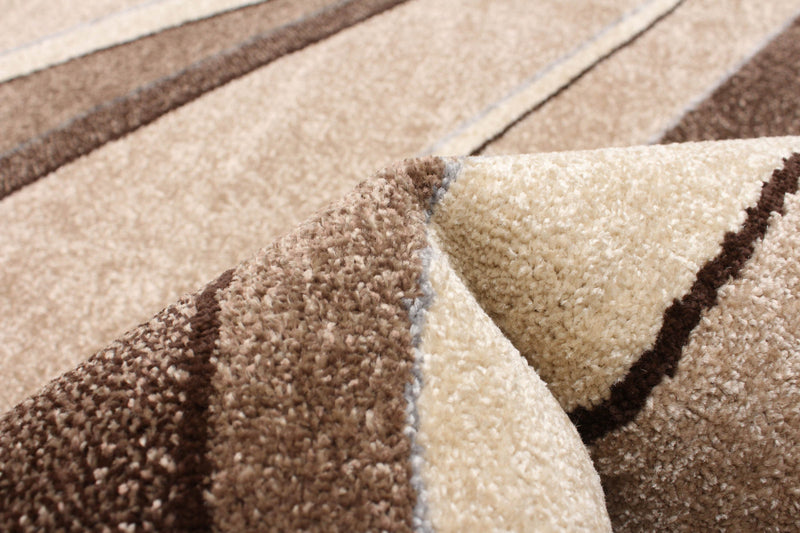 Carpette Branda brun clair - 6 pi 7 po x 9 pi 10 po