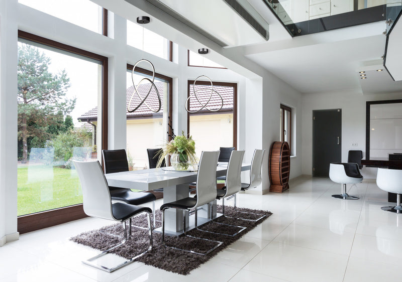 Luminaire suspendu Orion gris à DEL de 30 W