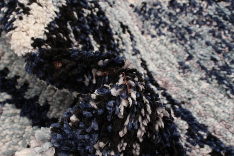 Carpette Makondo Abstract bleu - 6 pi 7 pox 9 pi 6 po