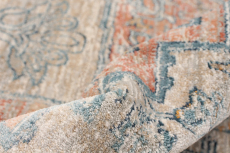 Carpette Baina Heriz beige - 5 pi 3 pox 6 pi 7 po