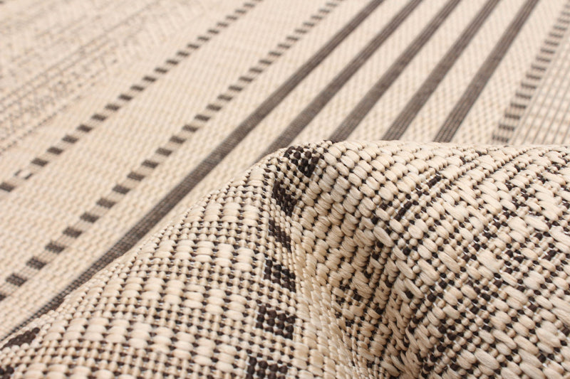 Carpette Wileen brun clair - 4 pi 4 po x 6 pi 5 po