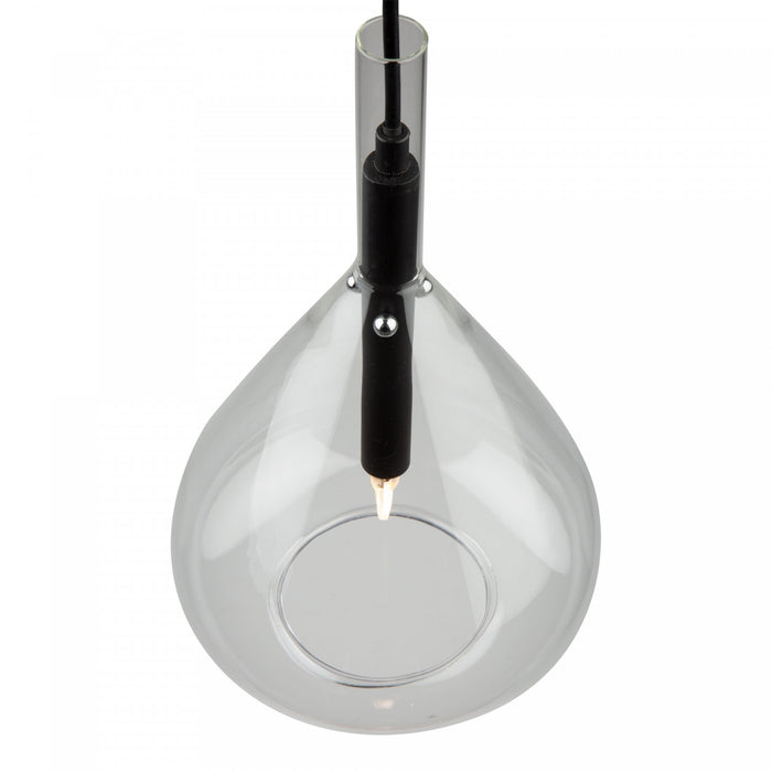 Luminaire suspendu Conic noir à 1 ampoule