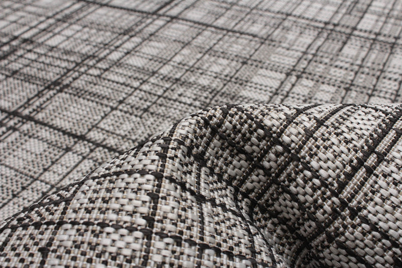 Carpette Panthea grise - 4 pi 4 po x 6 pi 5 po
