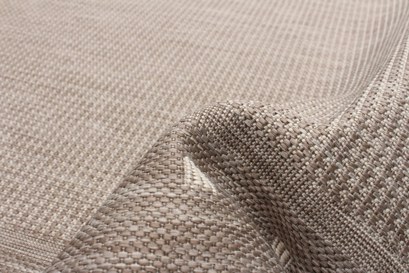 Carpette Clementine brun clair - 4 pi 4 po x 6 pi 5 po