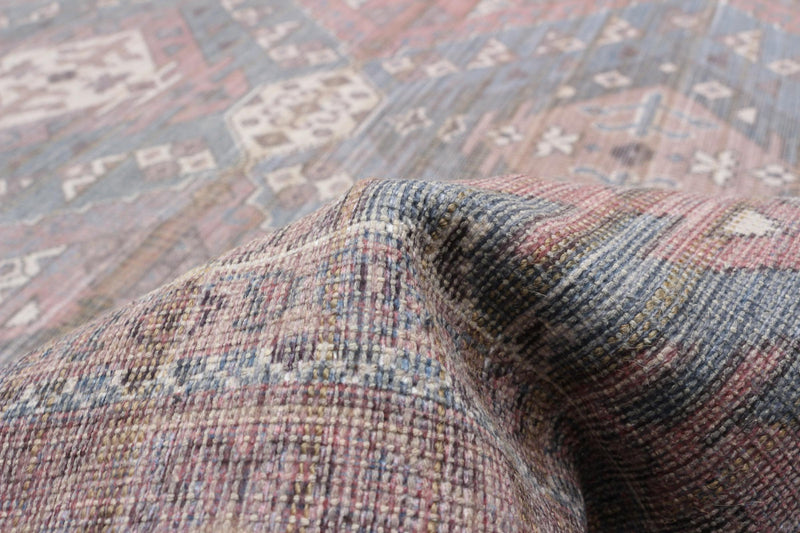 Carpette Samia bleue 7 pi 10 po x 10 pi 0 po