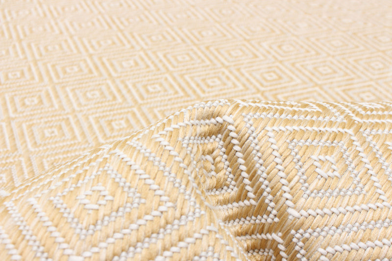 Carpette Neisha Diamond dorée 6 pi 7 po x 9 pi 6 po