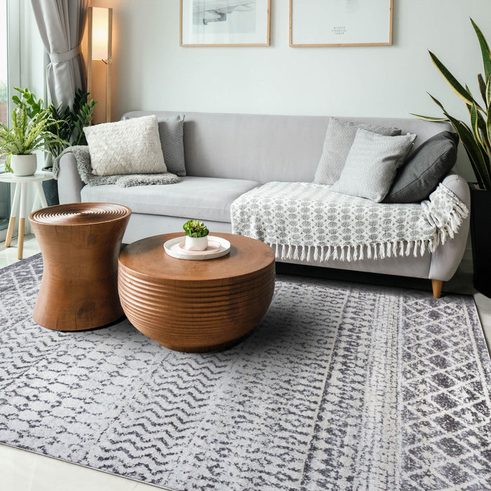 Carpette Roma Safi grise 5 x 8