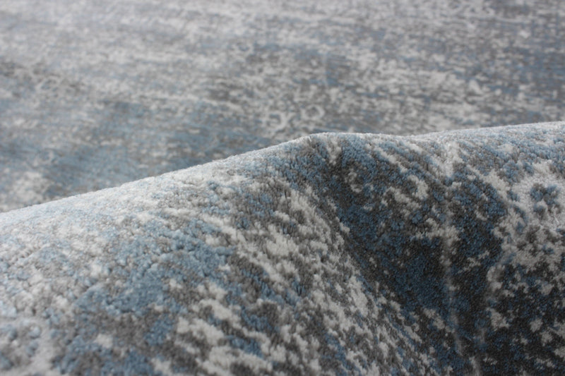 Carpette Dayna bleuegrise 6 pi 7 po x 9 pi 6 po