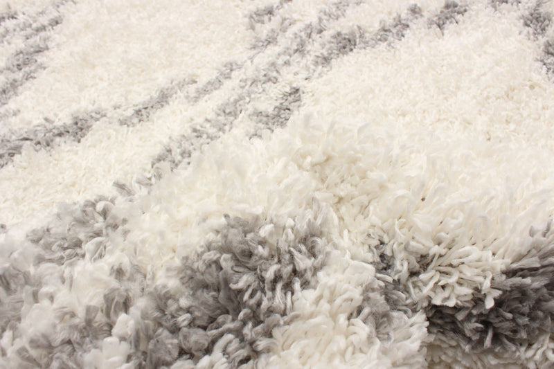 Carpette à poil long Helma Liv crème 3 pi 11 po x 5 pi 11 po