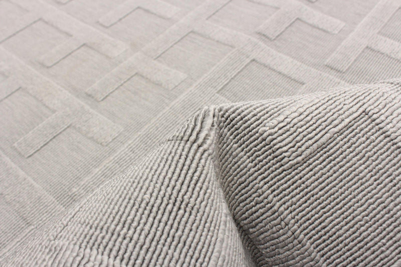 Carpette Brangane grise 6 pi 7 po x 9 pi 6 po