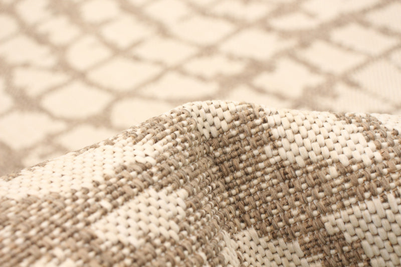 Carpette Sadie Safari champagne taupe - 7 pi 10 pox 10 pi 2 po