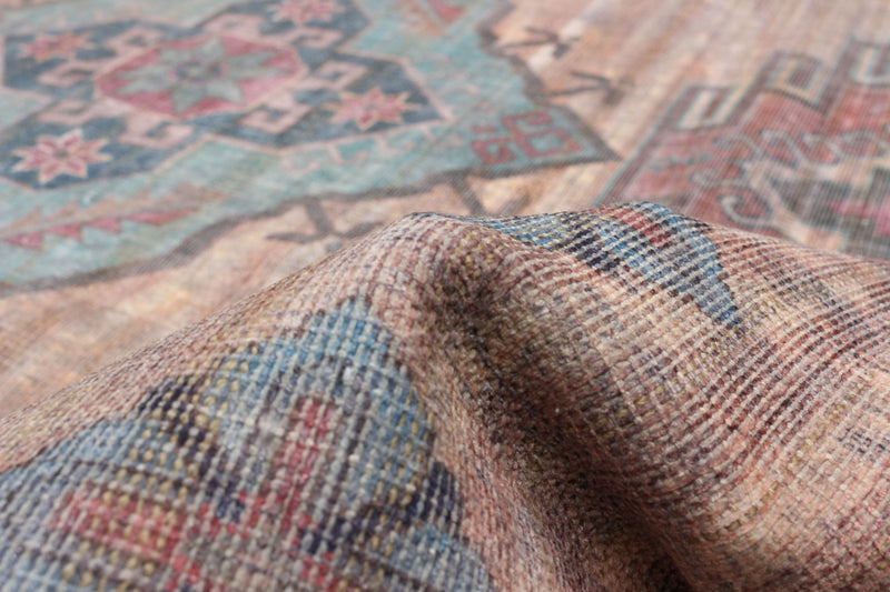 Carpette Kashkuli orange clair 5 pi 3 po x 8 pi 0 po