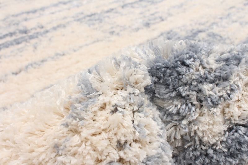  Carpette Kei crèmebleu clair - 6 pi 7 po x 9 pi 6 po