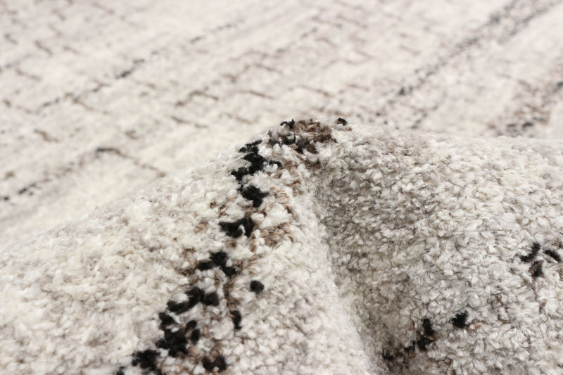  Carpette Vera Aztec ivoiregrise - 5 pi 2 po x 7 pi 5 po