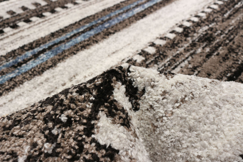  Carpette Vera Linear multicolore - 7 pi 10 po x 10 pi 5 po