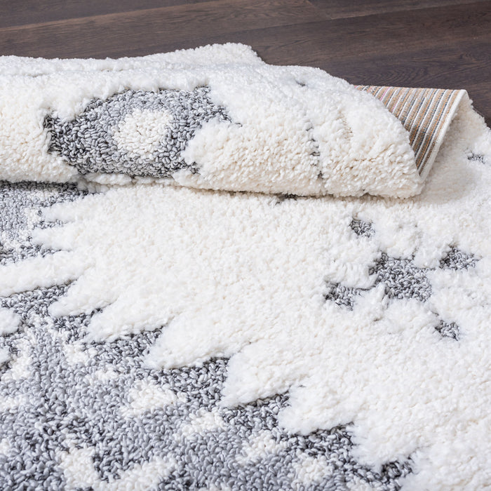 Carpette Lola Diamond grise 8 x 11