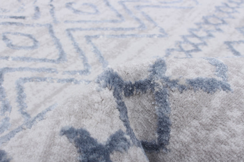 Carpette Dita bleue - 7 pi 10 po x 10 pi 2 po