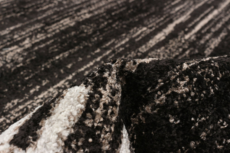  Carpette Vera Harmony noire - 5 pi 2 po x 7 pi 5 po