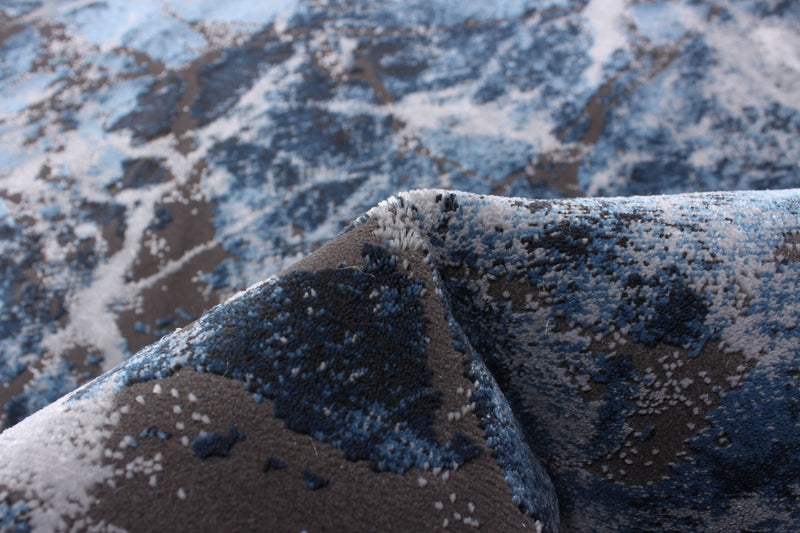 Carpette Marble bleue - 8 pi 0 po x 10 pi 0 po