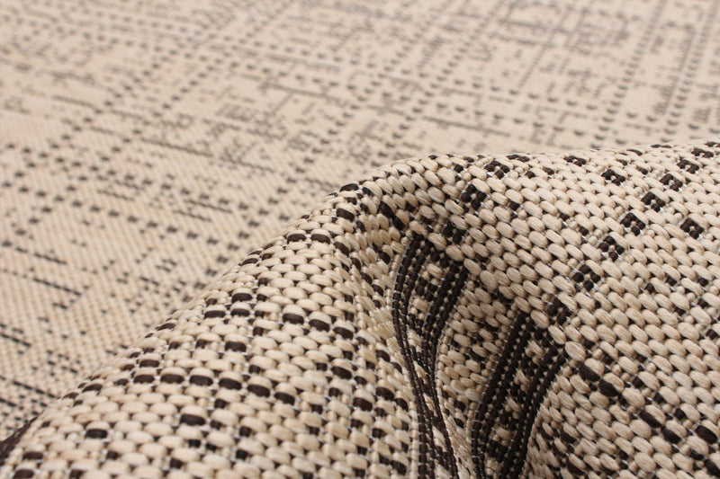 Carpette Joni brun clair - 4 pi 4 po x 6 pi 5 po