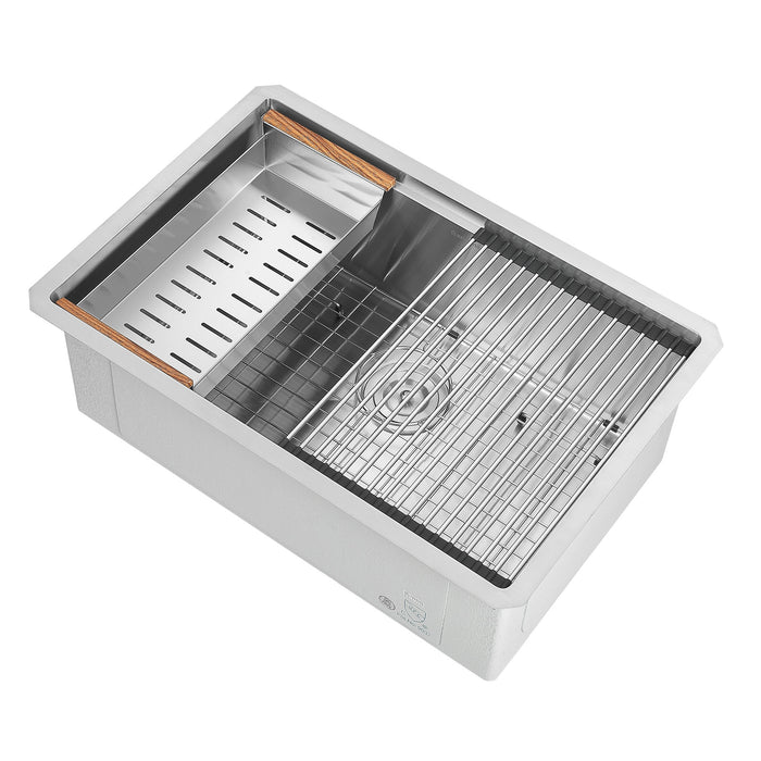 Évier de cuisine poste de travail sous plan Ancona de 28 po - AN-3371