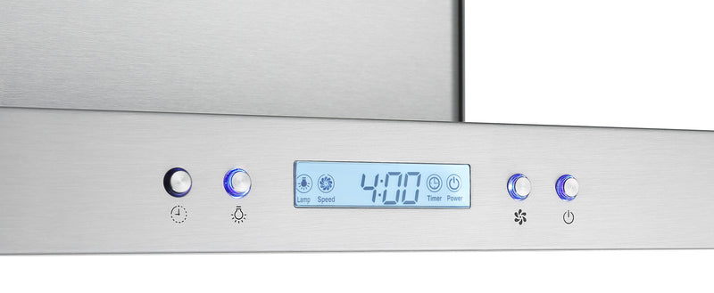 Hotte de cuisinière pour îlot Ancona IRB636 de 36 po en acier inoxydable - AN-1407