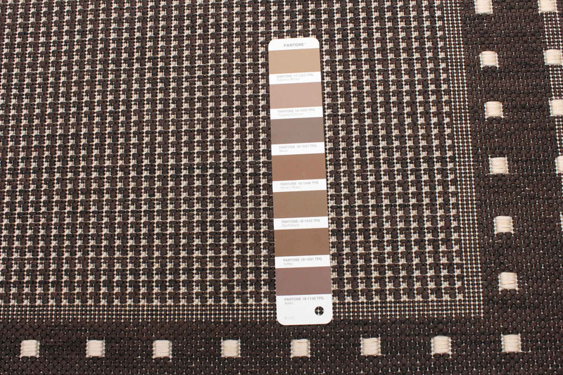 Carpette Clementine chocolat - 2 pi 2 po x 3 pi 11 po