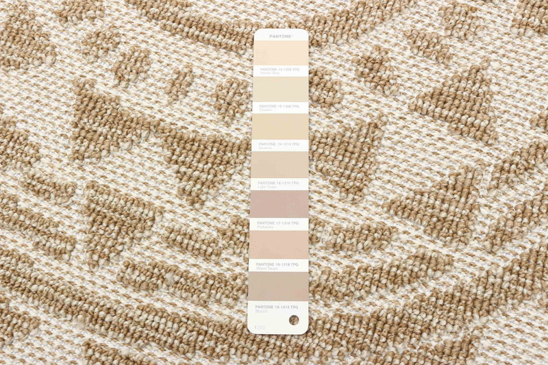 Carpette Simcha taupe - 8 pi 0 po x 8 pi 0 po