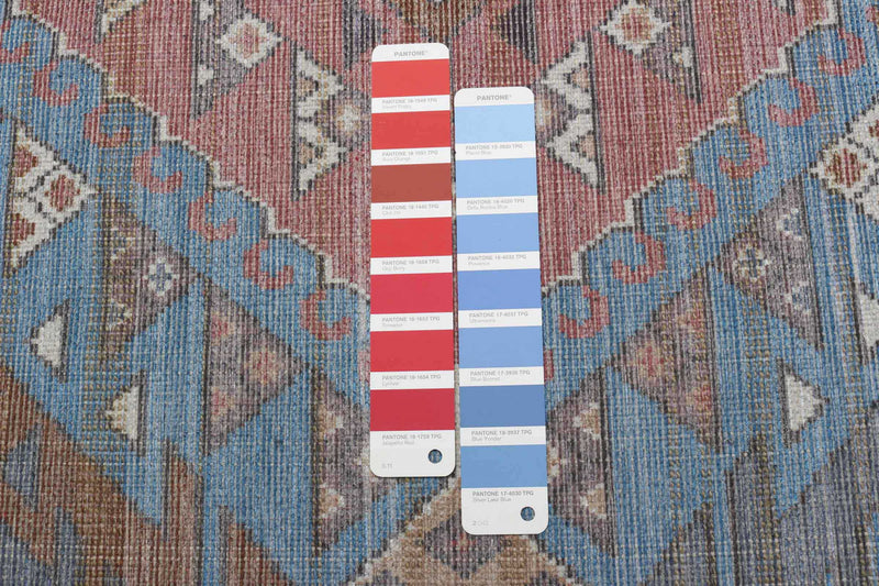 Carpette Samia bleu clair 7 pi 10 po x 10 pi 0 po