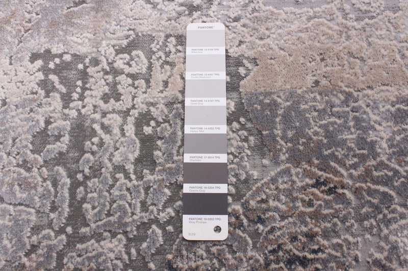 Carpette Talitha grise 5 pi 3 po x 7 pi 3 po