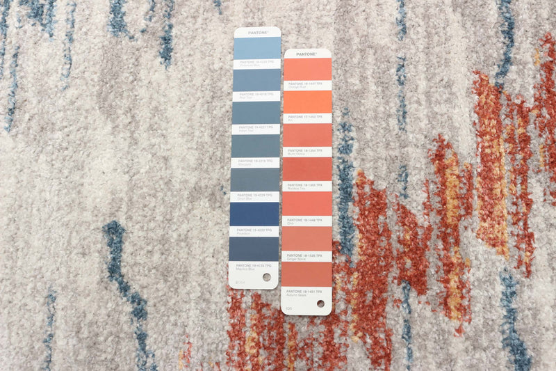  Carpette Vera Sun ivoirebleue - 7 pi 10 po x 10 pi 5 po