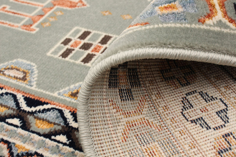 Carpette Quincy bleu sarcelle - 5 pi 3 po x 7 pi 3 po 