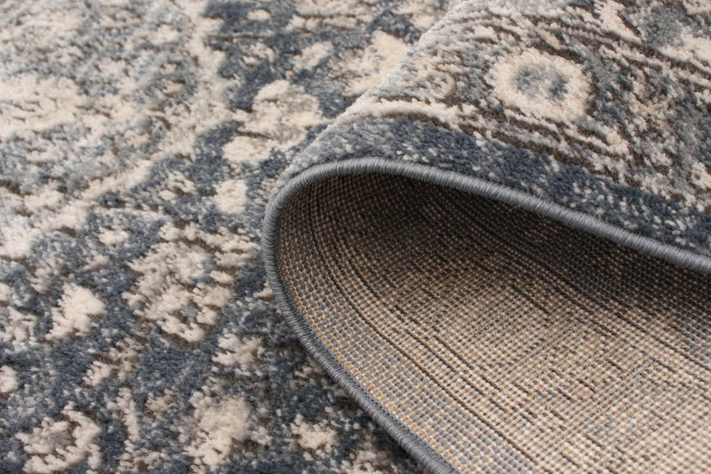 Carpette Octavian Tabriz gris - 2 pi 7 pox 8 pi 2 po