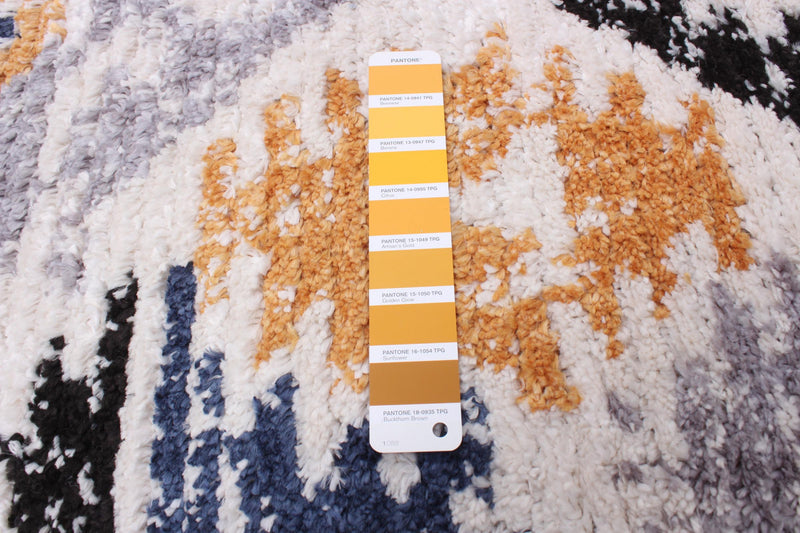 Carpette Paloma Kashkuli blanche - 3 pi 11 po x 5 pi 11 po