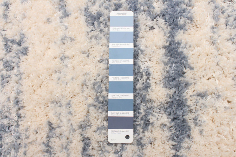  Carpette Kei crèmebleu clair - 6 pi 7 po x 9 pi 6 po