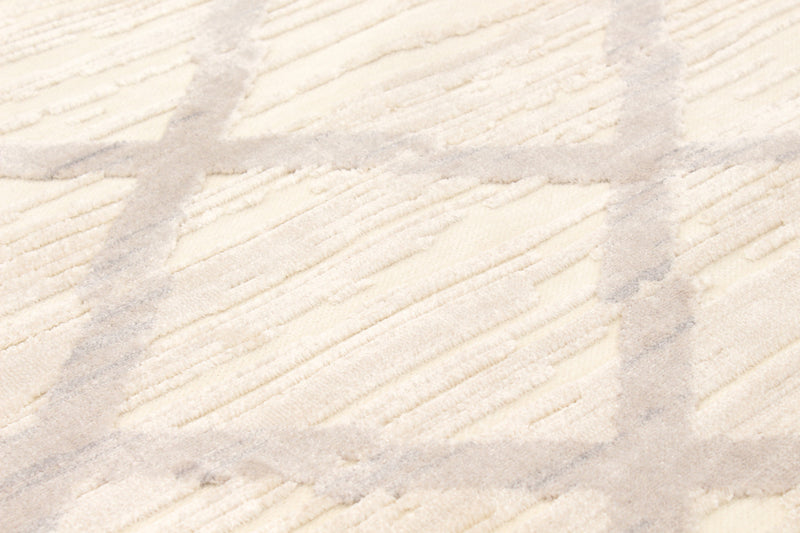 Carpette Kaden ivoire - 6 pi 3 pox 9 pi 6 po