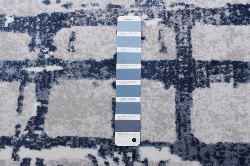 Carpette Jewel bleu marine - 5 pi 3 po x 7 pi 3 po